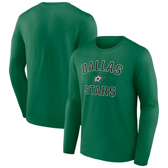 Men's Kelly Green Dallas Stars Victory Arch Team Long Sleeve T-Shirt