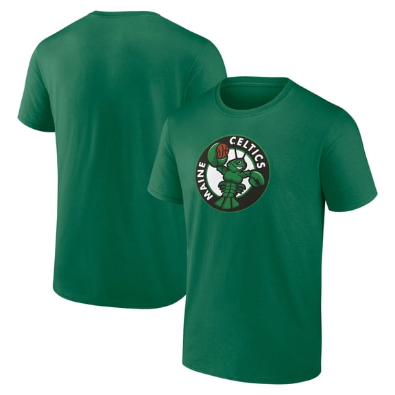 Men's Kelly Green Maine Celtics Primary Logo T-Shirt