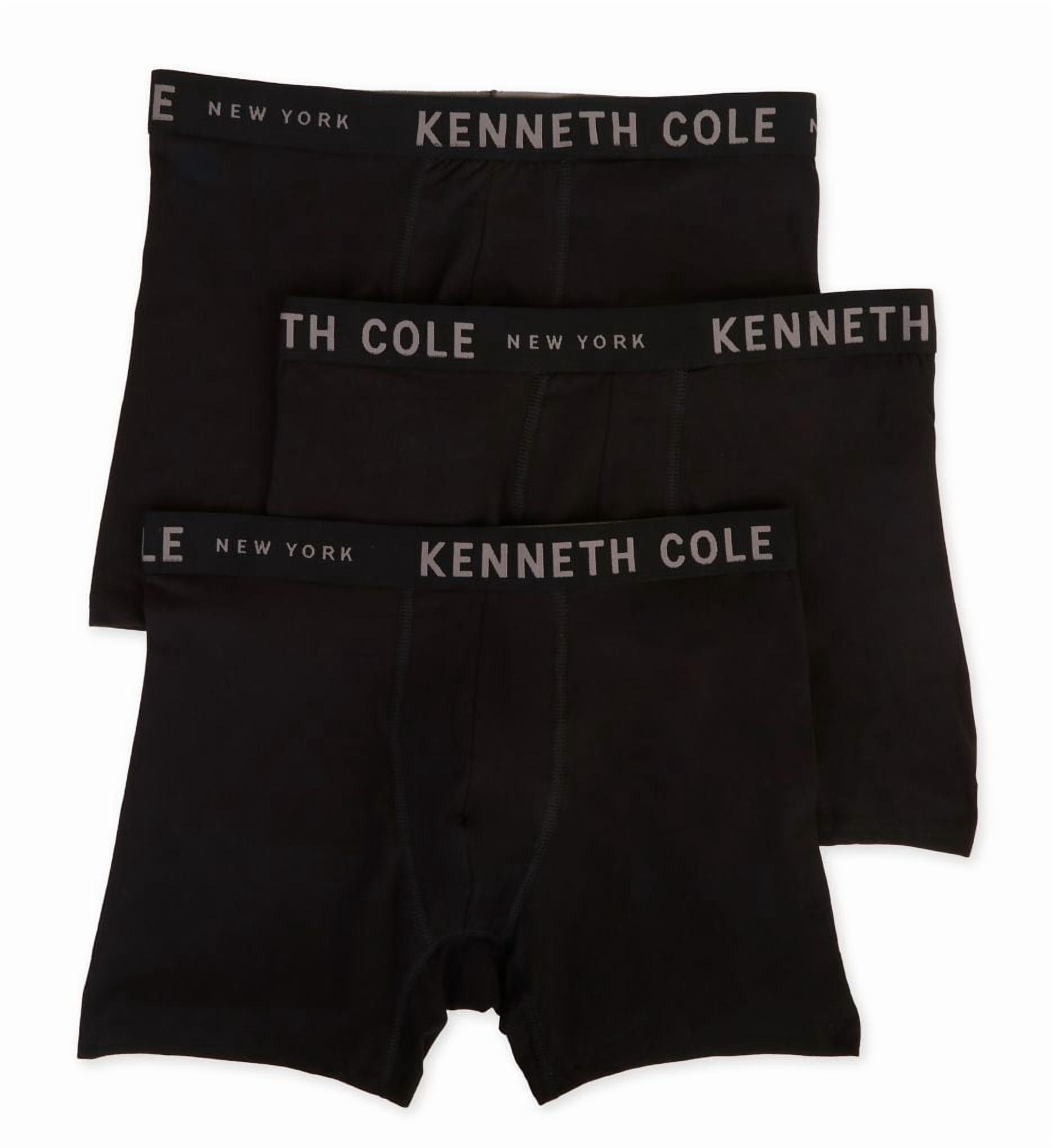 Men's Kenneth Cole 52W1006 Pima Cotton & Modal Stretch Boxer Brief - 3 ...