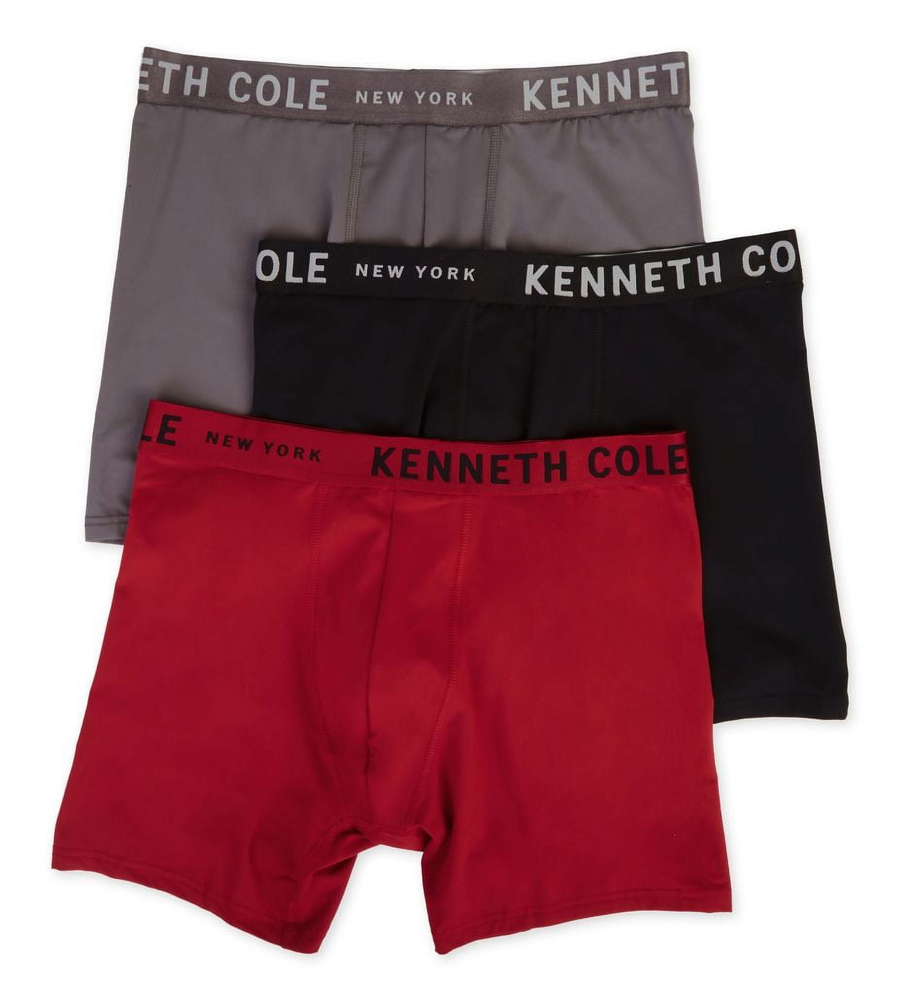 Men's Kenneth Cole 52W1017 Classic Fit Microfiber Stretch Boxer Brief ...