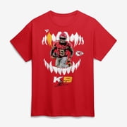 Mens Kenneth Walker III Red Kansas City Chiefs K9 T-Shirt