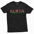 thumbnail image 1 of Men's Kenya T-shirt Jamhuri ya Kenya Kenyan Flag coat of arms country nation independence day tee, 1 of 7