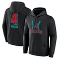 thumbnail image 1 of Men's Ketel Marte Black Arizona Diamondbacks Name & Number Fastball Pullover Hoodie, 1 of 3
