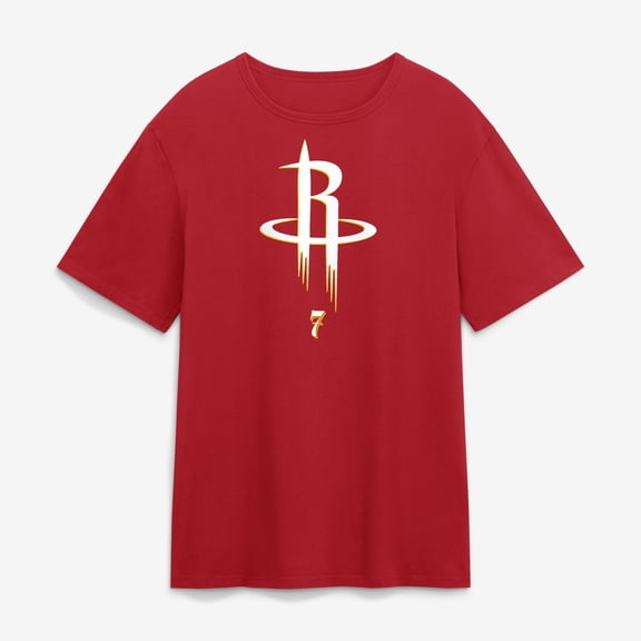 Men's Kevin Durant Red Houston Rockets In the Paint Legacy T-Shirt