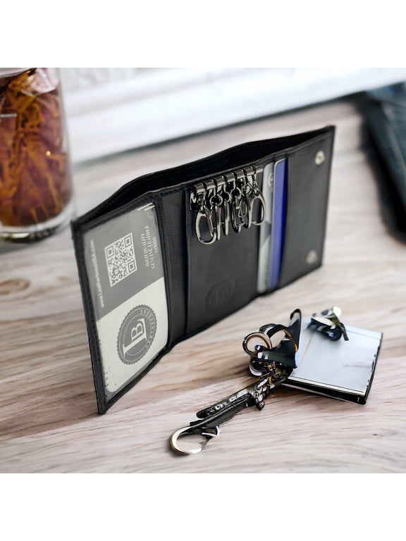 Men's Key Holder Accessory 6 Key Chain Wallet Case by Leatherboss
