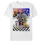 Mens Kingdom Hearts 1.5 Box Art Graphic Tee White Large