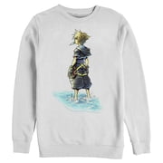 Mens Kingdom Hearts 1 Beach Sora Sweatshirt White X Large