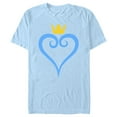 thumbnail image 1 of Men's Kingdom Hearts 1 Blue Heart Graphic Tee Light Blue Large, 1 of 4