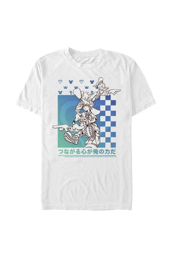 Men's Kingdom Hearts 1 Friendship Tower Graphic Tee White X Large