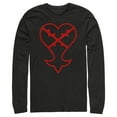thumbnail image 1 of Men's Kingdom Hearts 1 Inverted Evil Symbol Long Sleeve Shirt Black Large, 1 of 4