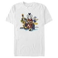 thumbnail image 1 of Men's Kingdom Hearts 1 King of Hearts  Graphic Tee White Medium, 1 of 5
