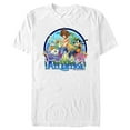thumbnail image 1 of Men's Kingdom Hearts 1 Mermen Friends From Atlantica  Graphic Tee White Large, 1 of 5