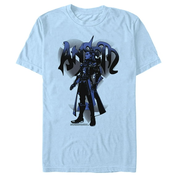 Men's Kingdom Hearts 1 Seeker of Darkness Graphic Tee Light Blue Small