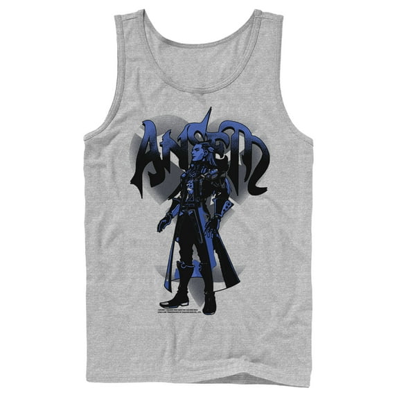 Men's Kingdom Hearts 1 Seeker of Darkness Tank Top Athletic Heather 2X Large