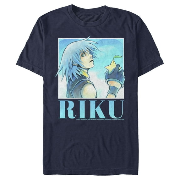 Men's Kingdom Hearts 1 Sora's Best Friend Graphic Tee Navy Blue 2X Large