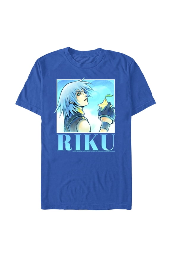 Men's Kingdom Hearts 1 Sora's Best Friend Graphic Tee Royal Blue 2X Large