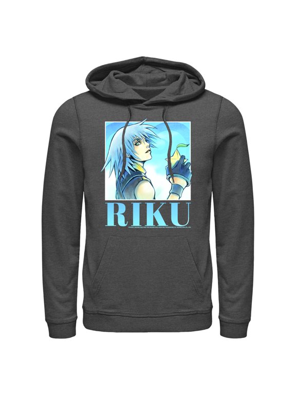 Men's Kingdom Hearts 1 Sora's Best Friend Pull Over Hoodie Charcoal Heather X Large