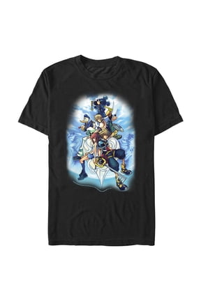 Men's Kingdom Hearts 2 Box Art Graphic Tee Black X Large