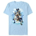 thumbnail image 1 of Men's Kingdom Hearts 2 Box Art Graphic Tee Light Blue 2X Large, 1 of 4