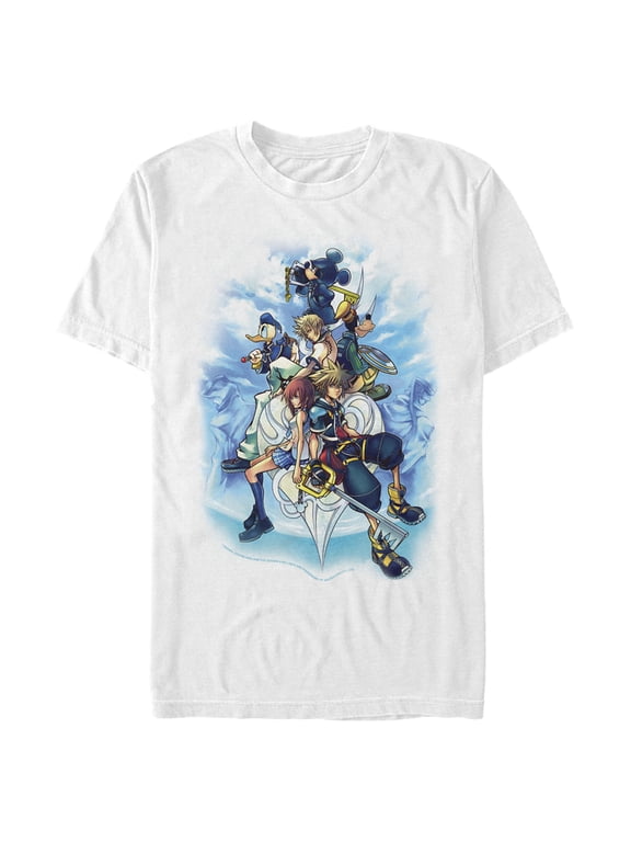 Men's Kingdom Hearts 2 Box Art Graphic Tee White Medium