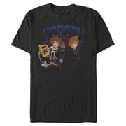 Mens Kingdom Hearts 2 Keyblade Masters Graphic Tee Black Small