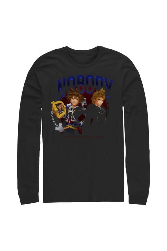 Men's Kingdom Hearts 2 Keyblade Masters Long Sleeve Shirt Black X Large