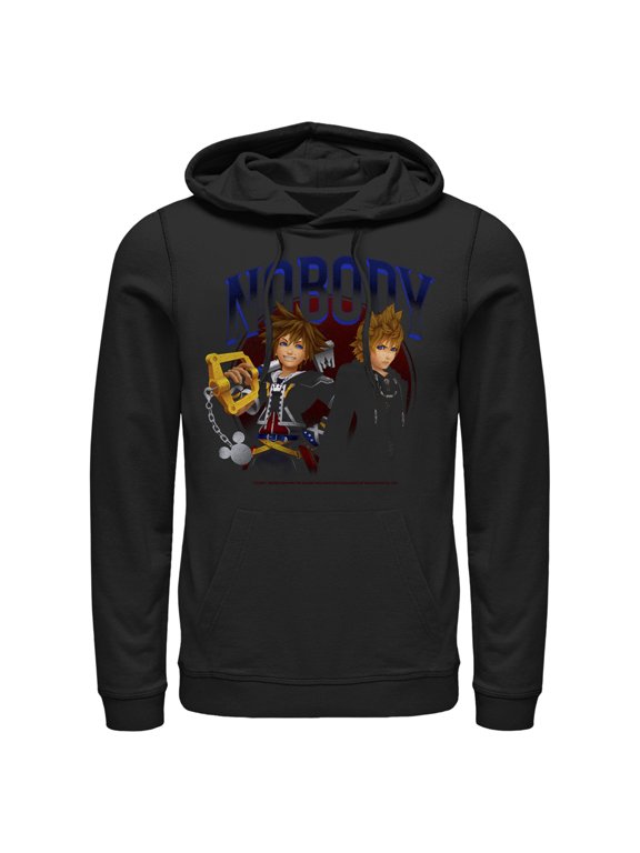 Men's Kingdom Hearts 2 Keyblade Masters Pull Over Hoodie Black X Large