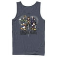 thumbnail image 1 of Men's Kingdom Hearts 3 Box Art  Tank Top Navy Blue Large, 1 of 4