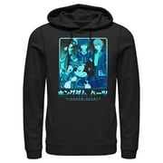 Mens Kingdom Hearts 3 Heroes In a Box Pull Over Hoodie Black Medium