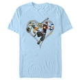 thumbnail image 1 of Men's Kingdom Hearts 3 Ready to Fight  Graphic Tee Light Blue 2X Large, 1 of 4