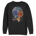 thumbnail image 1 of Men's Kingdom Hearts Chain of Memories Hero Duo Stained Glass Sweatshirt Black 3X Large, 1 of 4