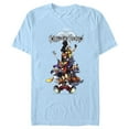 thumbnail image 1 of Men's Kingdom Hearts Coded Box Art Graphic Tee Light Blue 3X Large, 1 of 4