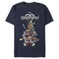 thumbnail image 1 of Men's Kingdom Hearts Coded Box Art Graphic Tee Navy Blue Small, 1 of 5