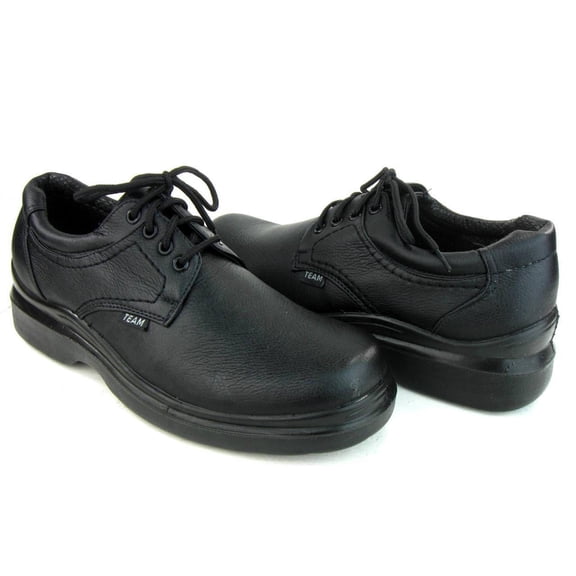 Men's Kitchen Non-slip Lace Up Working Skid Resistance Shoes Synthetic Black Size 7.5