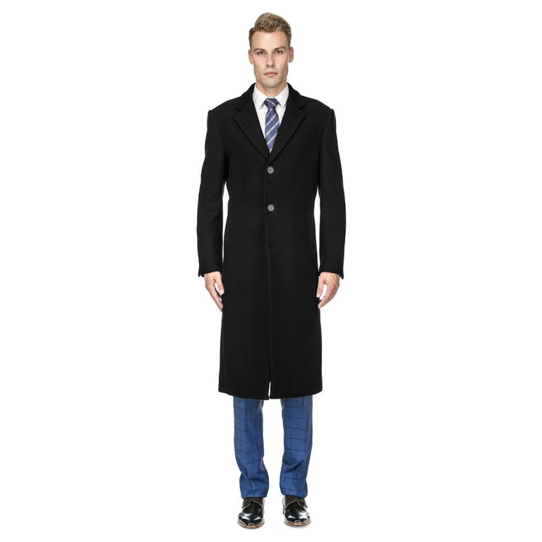 Men's coat knee length best sale
