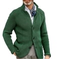 thumbnail image 1 of Men's Knit Cardigan Sweater Button Front Long Sleeve Regular Fit Casual Jacket, 1 of 6
