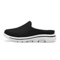 thumbnail image 1 of Men's Knit Mule Slippers | Breathable, Non-Slip Soft Sole | Perfect for Outdoor & Home Use, 1 of 9