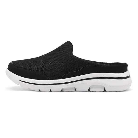 Men's Knit Mule Slippers | Breathable, Non-Slip Soft Sole | Perfect for Outdoor & Home Use