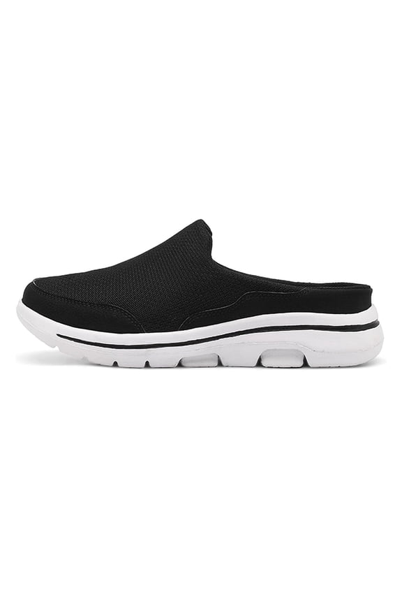 Men's Knit Mule Slippers | Breathable, Non-Slip Soft Sole | Perfect for Outdoor & Home Use