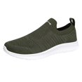 thumbnail image 1 of Men's Knitted Walking Shoes Lightweight Wide Width Sneakers Indoor Outdoor Workout Running Shoes Breathable S𝗅ip On Trainers Shoes Casual Non-S𝗅ip Athlet𝗂c Shoes, 1 of 9