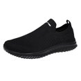 thumbnail image 1 of Men's Knitted Walking Shoes Lightweight Wide Width Sneakers Indoor Outdoor Workout Running Shoes Breathable S𝗅ip On Trainers Shoes Casual Non-S𝗅ip Athlet𝗂c Shoes, 1 of 9