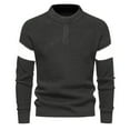thumbnail image 1 of Men's Knitted Wool Sweater Coat Casual Long Sleeve Winter Warm Top Outdoor Comfortable Soft Stylish Fashionable Durable Lightweight Cozy, 1 of 1