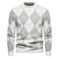 thumbnail image 1 of Men's Knitted Wool Sweater Coat Long Sleeve Casual Winter Warm Fashion Outwear Tops for Autumn Comfort, 1 of 1