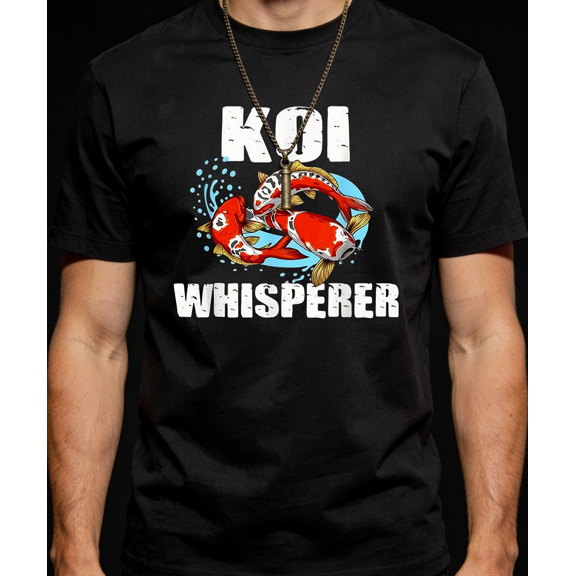 Men's Koi Whisperer Graphic T-Shirt Koi Fish M-5XL