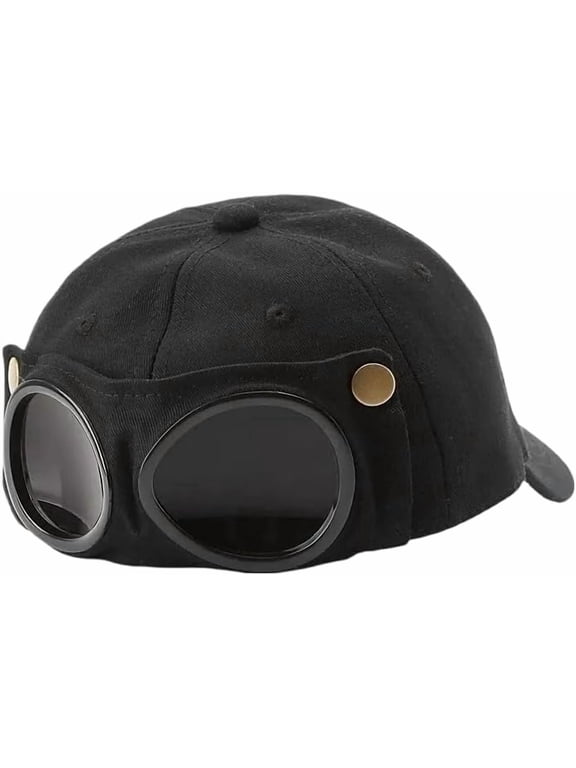 Men's Korean-Style Pilot Baseball Cap - Personalized Glasses-Ready, Curved Visor, Casual Style, Sunshade for Spring & Summer