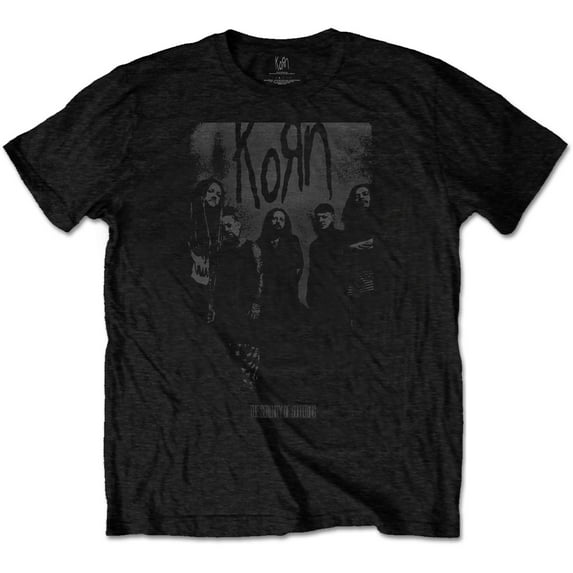 Men's Korn Knock Wall Slim Fit T-shirt XX-Large Black