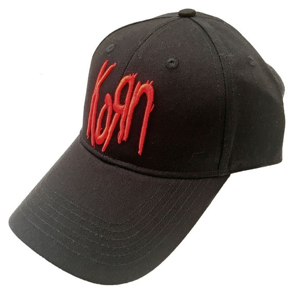 Men's Korn Logo Baseball Cap Adjustable Black