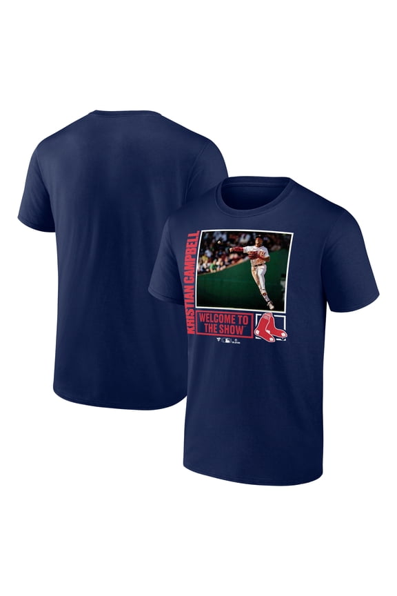 Men's Kristian Campbell Navy Boston Red Sox Player Call-Up T-Shirt