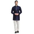 thumbnail image 1 of Men's Kurta Pant Set Silk Blend Comfortable Indian Dress Kurta Pant Set Party Wear, 1 of 5
