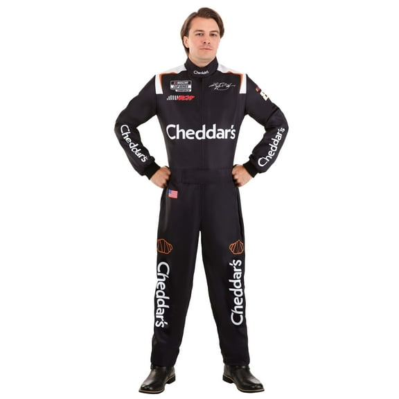 Men's Kyle Busch Cheddars Uniform NASCAR Costume